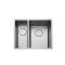 Rangemaster Cubix - 1.5 Bowl Stainless Steel Kitchen Sink - 560mm x 440mm - Choice of Hand