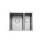 Rangemaster Cubix - 1.5 Bowl Stainless Steel Kitchen Sink - 560mm x 440mm - Choice of Hand