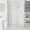 Milano Langley - Chrome Traditional Hinged Double Door Corner Wet Room Shower Enclosure - Choice of Size