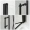 Milano Langley - Black Traditional Hinged Double Door Corner Shower Enclosure with Tray - Choice of Sizes