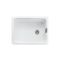 Rangemaster Farmhouse - Single Bowl Fireclay Ceramic Belfast Kitchen Sink with 60mm Waste  - 595mm x 455mm