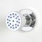 Milano Elizabeth - Chrome and White Traditional Thermostatic Shower with Diverter, Ceiling Mounted Shower Head, Riser Rail and Body Jets (3 Outlet)
