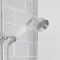 Milano Elizabeth - Chrome and White Traditional Triple Exposed Thermostatic Shower with Grand Rigid Riser Rail (2 Outlet)