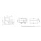 Rangemaster Rustique - 1.5 Bowl Fireclay Ceramic Kitchen Sink - 600mm x 522mm