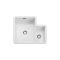 Rangemaster Rustique - 1.5 Bowl Fireclay Ceramic Kitchen Sink - 600mm x 522mm
