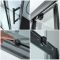 Milano Barq - Black Grid Corner Sliding Door Shower Enclosure with Slate Tray - Choice of Sizes and Side Panel