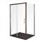 Milano Eris - Copper Corner Sliding Door Shower Enclosure with Slate Tray - Choice of Sizes