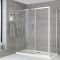Milano Portland - Corner Sliding Door Shower Enclosure with Tray - Choice of Sizes