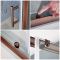 Milano Eris - Copper Corner Sliding Door Shower Enclosure with Tray - Choice of Sizes