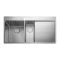 Rangemaster Cosmo - 1.5 Bowl Stainless Steel Kitchen Sink - 960mm x 500mm - Choice of Hand
