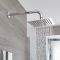 Milano Arvo - 200mm Square Ultra Thin Shower Head - Chrome