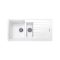 Harlyn Daymer - 1.5 Bowl Granite Kitchen Sink with Reversible Drainer - Choice of Finish