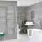 Milano Neva Dual Fuel - Chrome Heated Towel Rail - 1600mm x 500mm