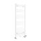 Milano Neva Dual Fuel - White Heated Towel Rail - 1600mm x 500mm