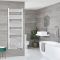 Milano Neva Dual Fuel - White Heated Towel Rail - 1600mm x 500mm