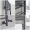 Milano Neva Dual Fuel - Anthracite Heated Towel Rail - 803mm x 500mm
