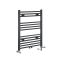 Milano Neva Dual Fuel - Anthracite Heated Towel Rail - 803mm x 500mm
