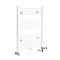 Milano Neva Dual Fuel - White Heated Towel Rail - 803mm x 500mm