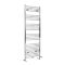 Milano Neva Dual Fuel - Chrome Heated Towel Rail - 1600mm x 600mm
