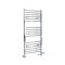 Milano Kent Dual Fuel - Chrome Curved Heated Towel Rail - 1200mm x 500mm