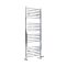 Milano Kent Dual Fuel - Chrome Curved Heated Towel Rail - 1600mm x 500mm
