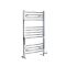 Milano Kent Dual Fuel - Chrome Curved Heated Towel Rail - 1000mm x 600mm
