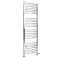 Milano Kent Dual Fuel - Chrome Curved Heated Towel Rail - 1800mm x 600mm