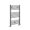 Milano Artle Dual Fuel - Anthracite Straight Heated Towel Rail - 1000mm x 400mm