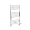 Milano Kent Dual Fuel - Chrome Straight Heated Towel Rail - 1000mm x 400mm