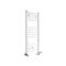 Milano Ive Dual Fuel - White Straight Heated Towel Rail - 1000mm x 400mm