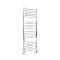 Milano Kent Dual Fuel - Chrome Straight Heated Towel Rail - 1600mm x 400mm