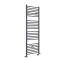 Milano Artle Dual Fuel - Anthracite Straight Heated Towel Rail - 1800mm x 400mm
