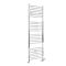 Milano Kent Dual Fuel - Chrome Straight Heated Towel Rail - 1800mm x 400mm