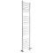 Milano Ive Dual Fuel - White Straight Heated Towel Rail - 1800mm x 400mm