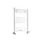 Milano Ive Dual Fuel - White Straight Heated Towel Rail - 800mm x 500mm