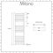 Milano Artle Dual Fuel - Anthracite Straight Heated Towel Rail - 1200mm x 500mm