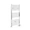 Milano Kent Dual Fuel - Chrome Straight Heated Towel Rail - 1200mm x 500mm