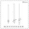 Milano Ive Dual Fuel - White Straight Heated Towel Rail - 1200mm x 500mm