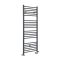 Milano Artle Dual Fuel - Anthracite Straight Heated Towel Rail - 1600mm x 500mm