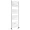 Milano Ive Dual Fuel - White Straight Heated Towel Rail - 1800mm x 500mm