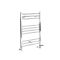 Milano Kent Dual Fuel - Chrome Straight Heated Towel Rail - 800mm x 600mm