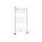 Milano Ive Dual Fuel - White Straight Heated Towel Rail - 1000mm x 600mm