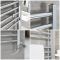 Milano Kent Dual Fuel - Chrome Straight Heated Towel Rail - 1000mm x 400mm