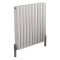 Milano Aruba Ayre - Aluminium White Horizontal Designer Radiator - 600mm x 590mm (Double Panel)