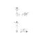 Crosswater Drift - Wall Mounted Basin Mixer Tap - Choice of Finish