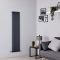 Milano Aruba - Anthracite Vertical Designer Radiator - 1600mm x 354mm (Single Panel)