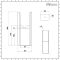 Milano Aruba -  Modern Floor-Mounting Radiator Feet - Dahlia Purple