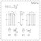 Milano Capri - Anthracite Flat Panel Horizontal Designer Radiator - 635mm x 413mm (Single Panel)