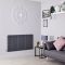 Milano Capri - Anthracite Flat Panel Horizontal Designer Radiator - 635mm x 1180mm (Double Panel)