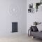 Milano Aruba - Anthracite Horizontal Designer Radiator - 635mm x 413mm (Single Panel)